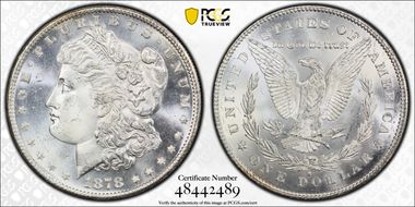 1878-S $1 MS65
