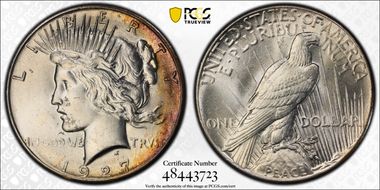 1927 $1 MS62