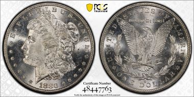 1880-S $1 MS64