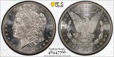 1880-S $1 MS65