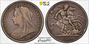 1896 Crown S-3937 LX Edge VF25