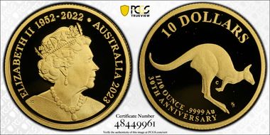 2023-C $10 Mob of Thirty PR70DCAM