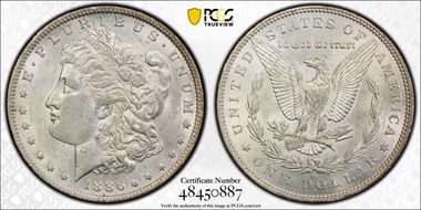 1886-O $1 AU55