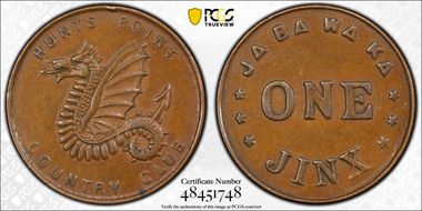 No Date Token TC-25726 Hunts Point Country Club Ja Ba Wa Ka One Jinx AU55