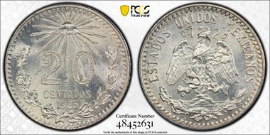 1925-Mo 20C MS66