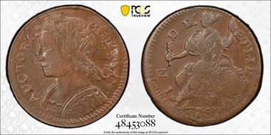 1787/1877 CT 1/2P Mailed Bust Left, M 12-Q MS62BN