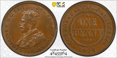 1925 1D KM-23 MS62BN