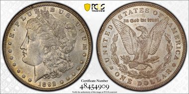 1892 $1 AU53
