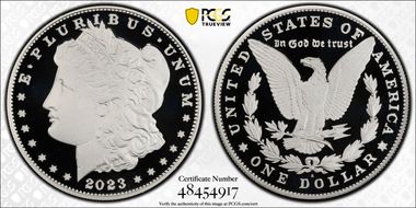 2023-S $1 Morgan Dollar First Strike PR70DCAM