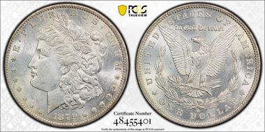 1879-O $1 AU58