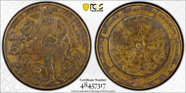 (ca. 1863) Medal GW-575, Washington Calendar F15