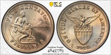 1928-M 5C Allen-4.15 MS65