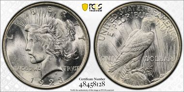 1923 $1 MS64