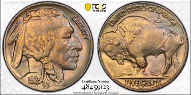 1925-D 5C MS65