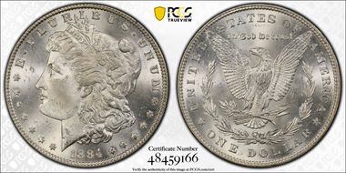 1884 $1 MS65