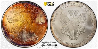 2009 $1 Silver Eagle MS67