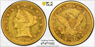 1890 $2.50 MS61
