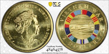 2023-C $2 Vietnam War Colorized MS68