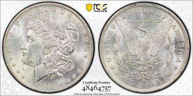1884-O $1 MS62