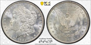 1885-O $1 MS63