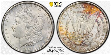 1887 $1 MS63