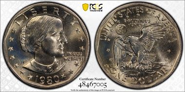 1980-P SBA$1 MS66