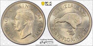 1947 Florin MS63