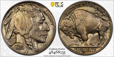 1935-S 5C MS64