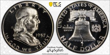 1957 50C PR66