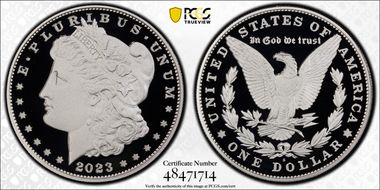 2023-S $1 Morgan Dollar PR70DCAM
