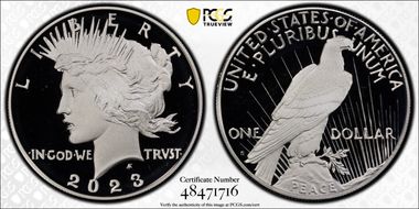 2023-S $1 Peace Dollar PR69DCAM