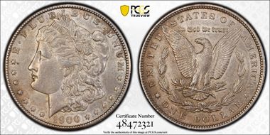 1900 $1 AU58