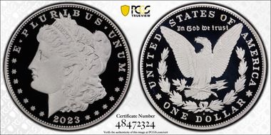 2023-S $1 Morgan Dollar First Strike PR70DCAM