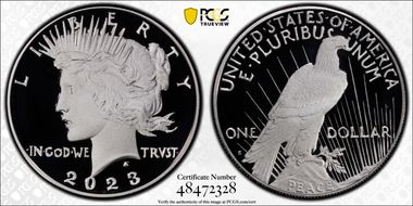 2023-S $1 Peace Dollar First Strike PR69DCAM