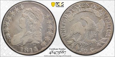1814/3 50C VF20