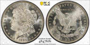 1884-O $1 MS65