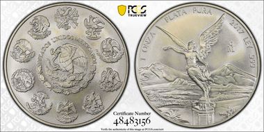 2017-Mo Onza Libertad Ag MS66