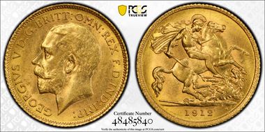 1912-S 1/2 Sov S-4009 MS63