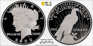 2023-S $1 Peace Dollar PR70DCAM