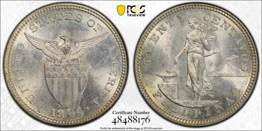 1904-S/S 20C Allen-10.04b MS64