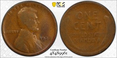 1922-D 1C Weak D VG8BN