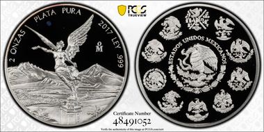 2017-Mo 2 Onza Libertad Ag PR68DCAM