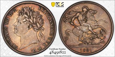 1821 Crown S-3805 Secundo XF40