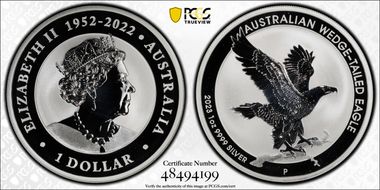 2023-P $1 Wedge-Tailed Eagle MS70