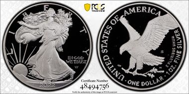 2022-S $1 Silver Eagle PR69DCAM