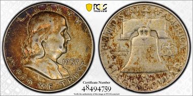 1957-D 50C VF30