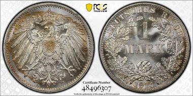 1914-A Mark J-17 Ag MS68