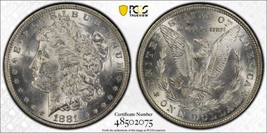 1881 $1 MS61