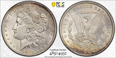 1880-O $1 AU53