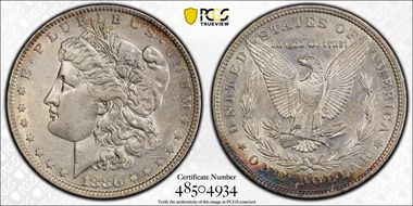 1880-O $1 AU50